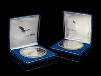 [PRIVATE ISSUE] Two 1/2-Pound Silver Rounds