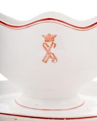 A Kornilov Bros. Porcelain Sauce Boat
