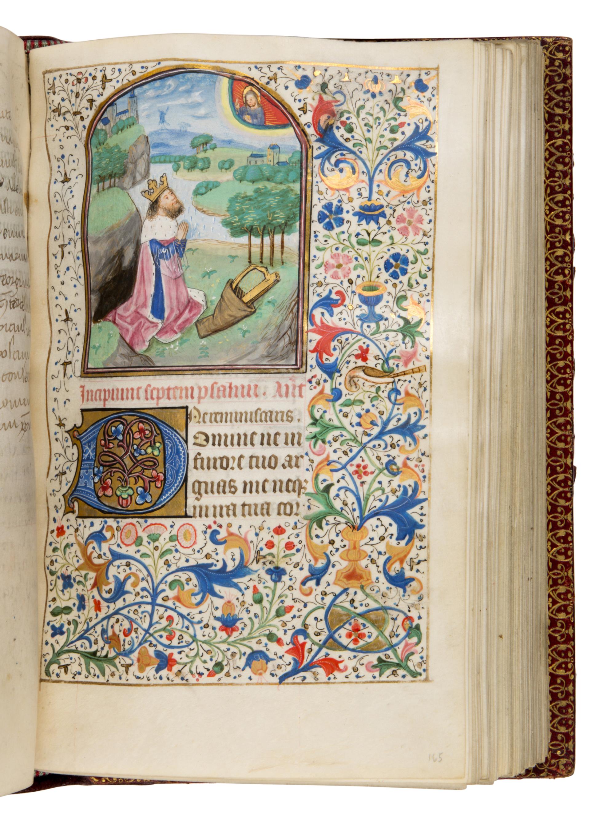 MASTER OF THE LEE HOURS (Ghent and Bruges, active c. 1450-1470) The “de Saulx” Hours, in Latin, illuminated manuscript on parchment [Southern Netherlands, Bruges, c. 1460]