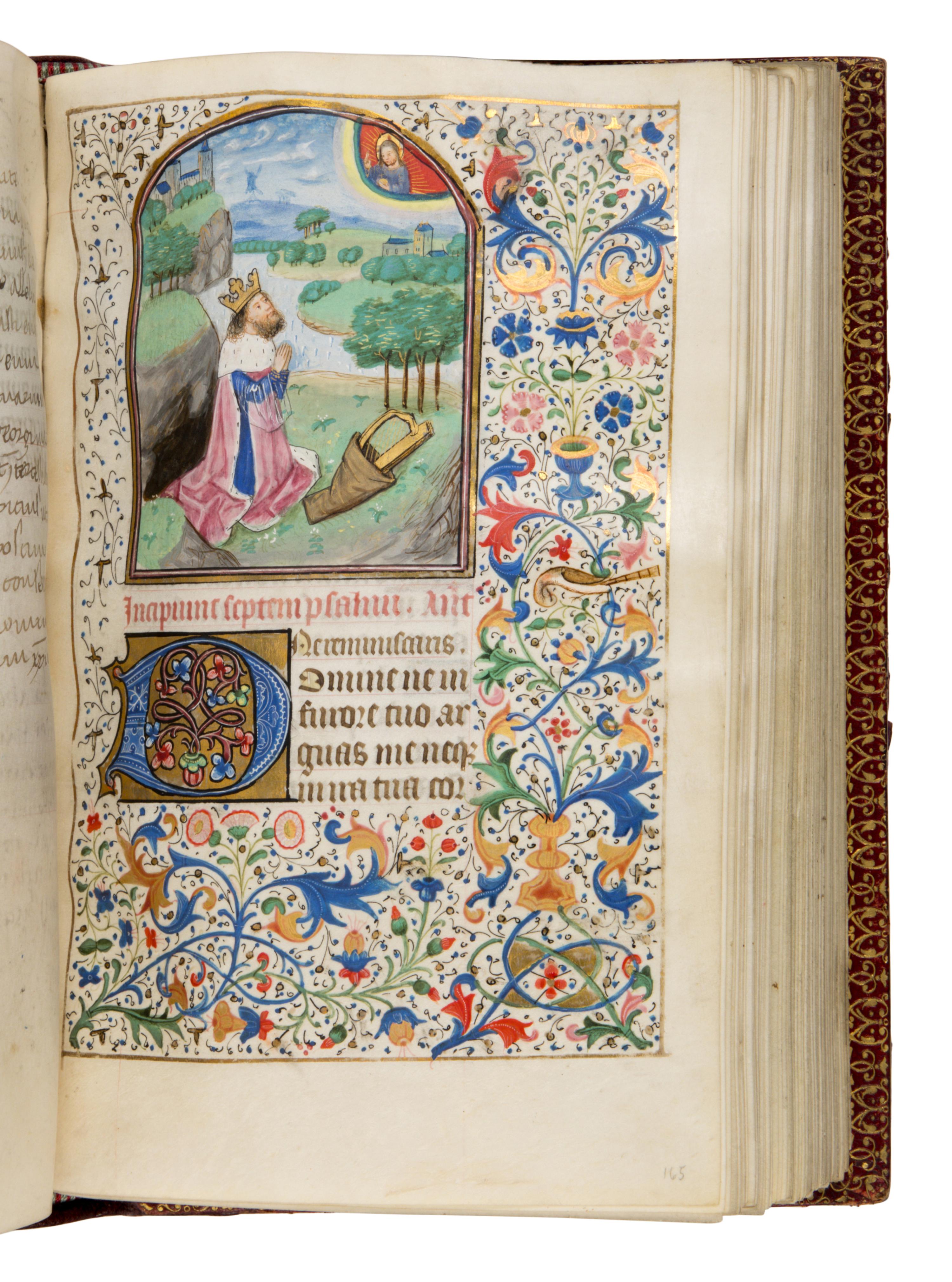 MASTER OF THE LEE HOURS (Ghent and Bruges, active c. 1450-1470) The “de Saulx” Hours, in Latin, illuminated manuscript on parchment [Southern Netherlands, Bruges, c. 1460]
