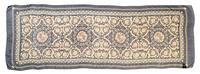 A Versace Black Silk Sheer Oblong Scarf, 75.5" x 26".