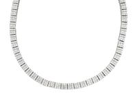 PLATINUM AND DIAMOND COLLAR NECKLACE