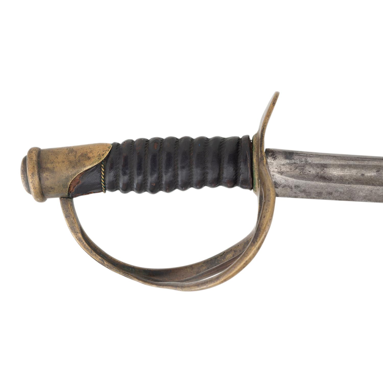 Unmarked Confederate Enlisted Cavalry Saber by Memphis Novelty Works