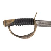 Unmarked Confederate Enlisted Cavalry Saber by Memphis Novelty Works