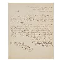 [Presidential] Taylor, Zachary. Manuscript Letter, signed