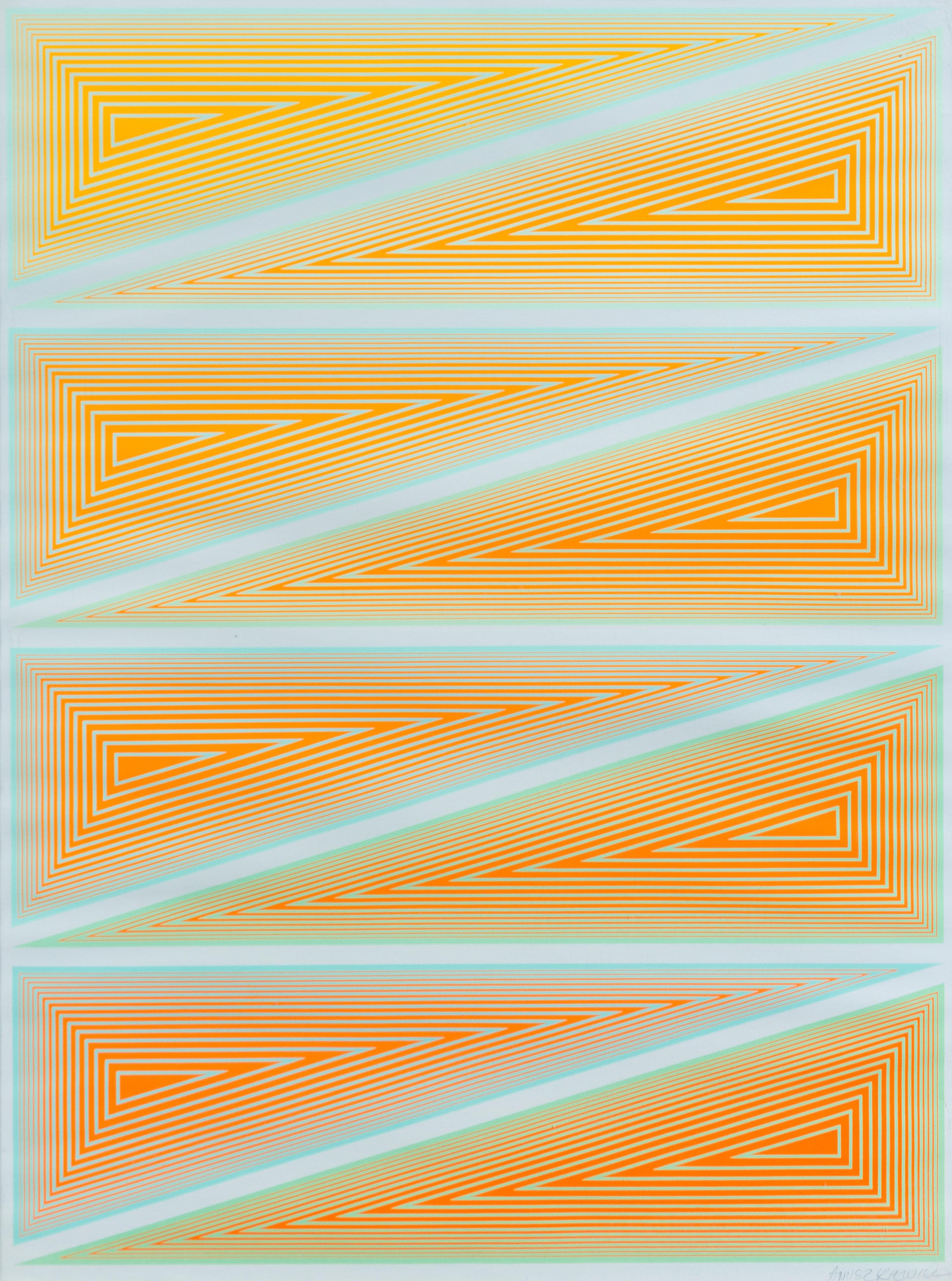 Richard Anuszkiewicz, (American, b. 1930), Untitled (Portfolio of Ten)