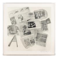 Robert Rauschenberg (American, 1925-2008) — Features #77 (from Features from Currents ), 1970