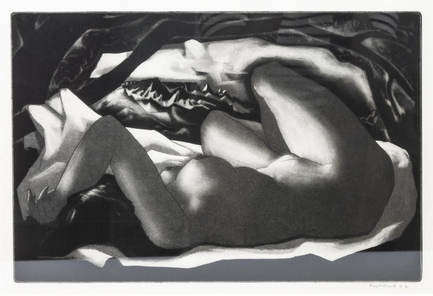 Doel Reed, (American, 1895-1985), Nude Reclining in a Landscape