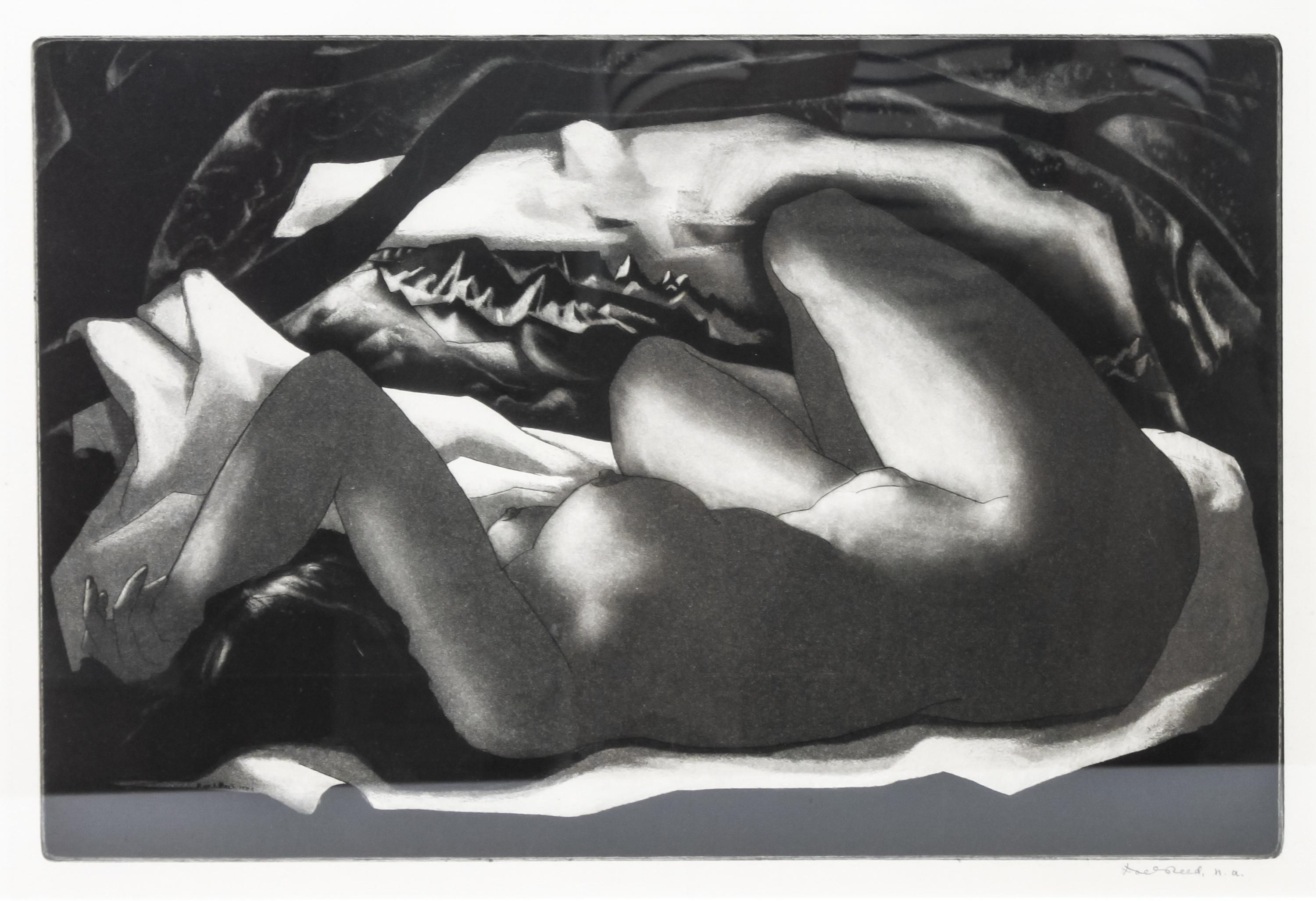 Doel Reed, (American, 1895-1985), Nude Reclining in a Landscape