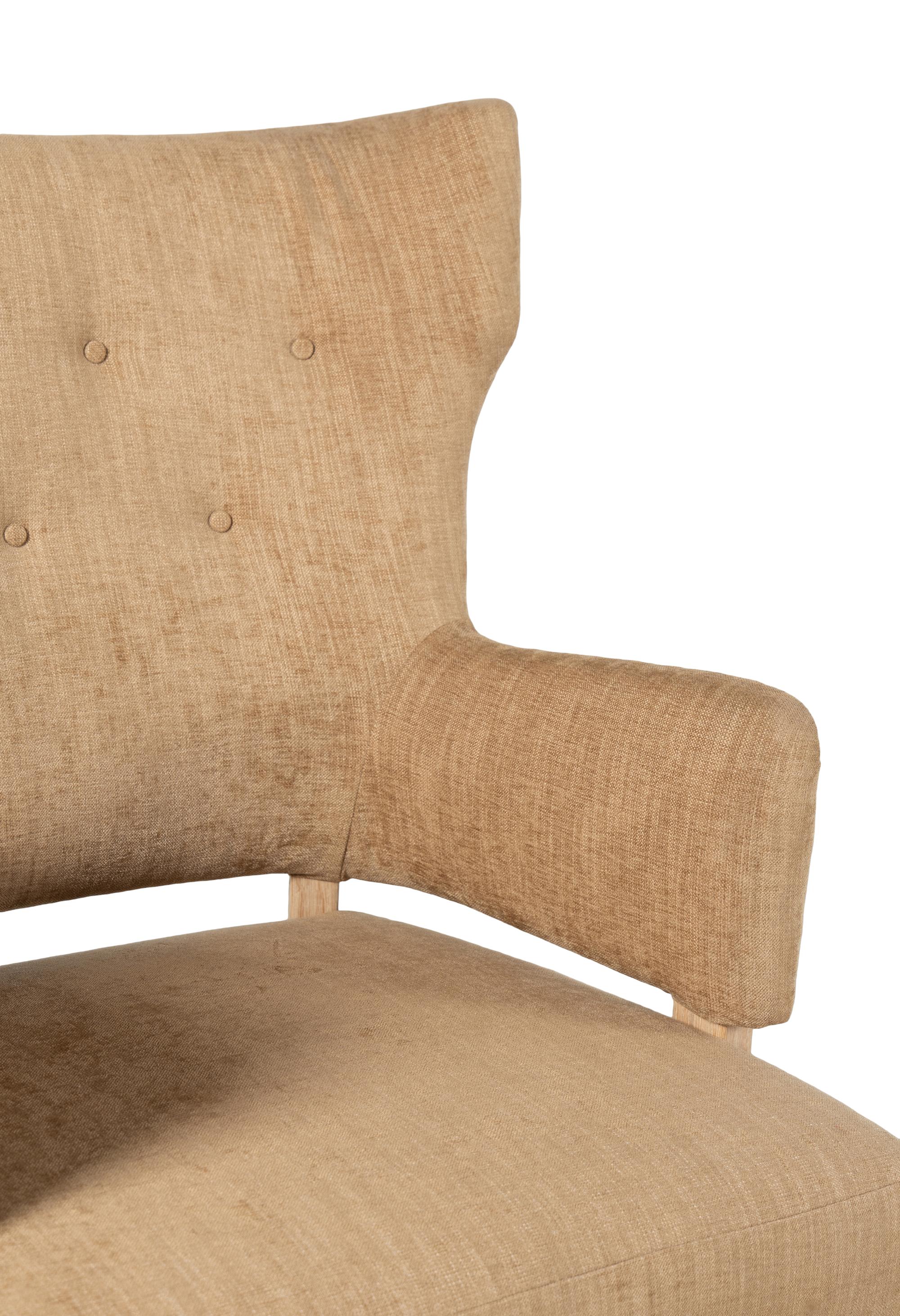 A Contemporary Wingback Chair
