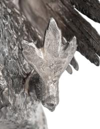 A Pair of Spanish Silver Cockerels