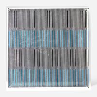 Jesús Rafael Soto (Venezuelan, 1923-2005) Tés azules y negras from Series Síntesis