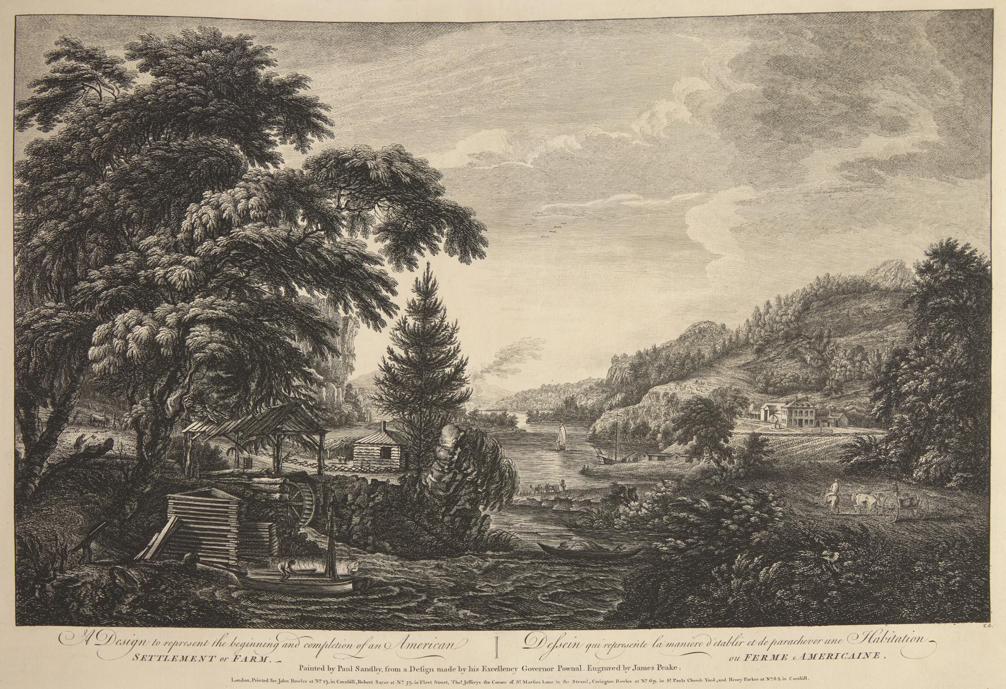 [American Views] Pownall, Thomas, and Paul Sandby. Scenographia Americana