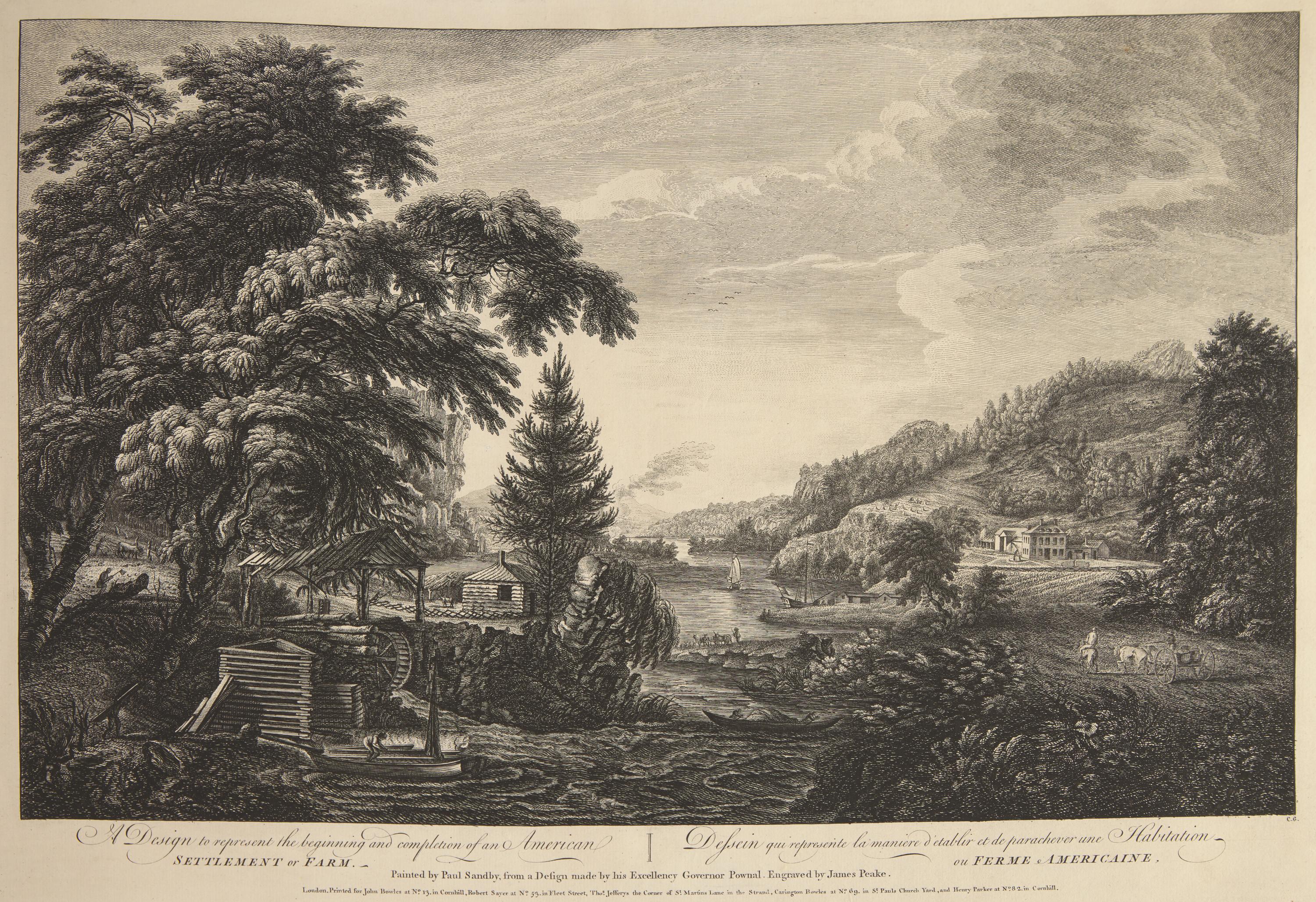 [American Views] Pownall, Thomas, and Paul Sandby. Scenographia Americana