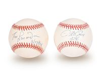 A Group of Eight Hall of Fame and Notable Signed Autograph Baseballs (Beckett Authentication Services BAS Certified),