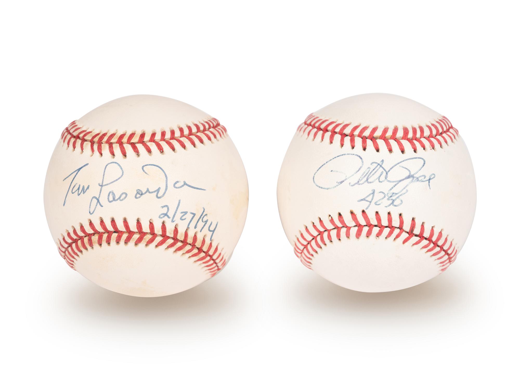 A Group of Eight Hall of Fame and Notable Signed Autograph Baseballs (Beckett Authentication Services BAS Certified),