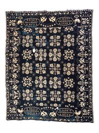 Four Jacquard Coverlets Including a George Washington Example