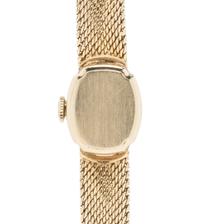 OMEGA FOR CARTIER, YELLOW GOLD WATCH