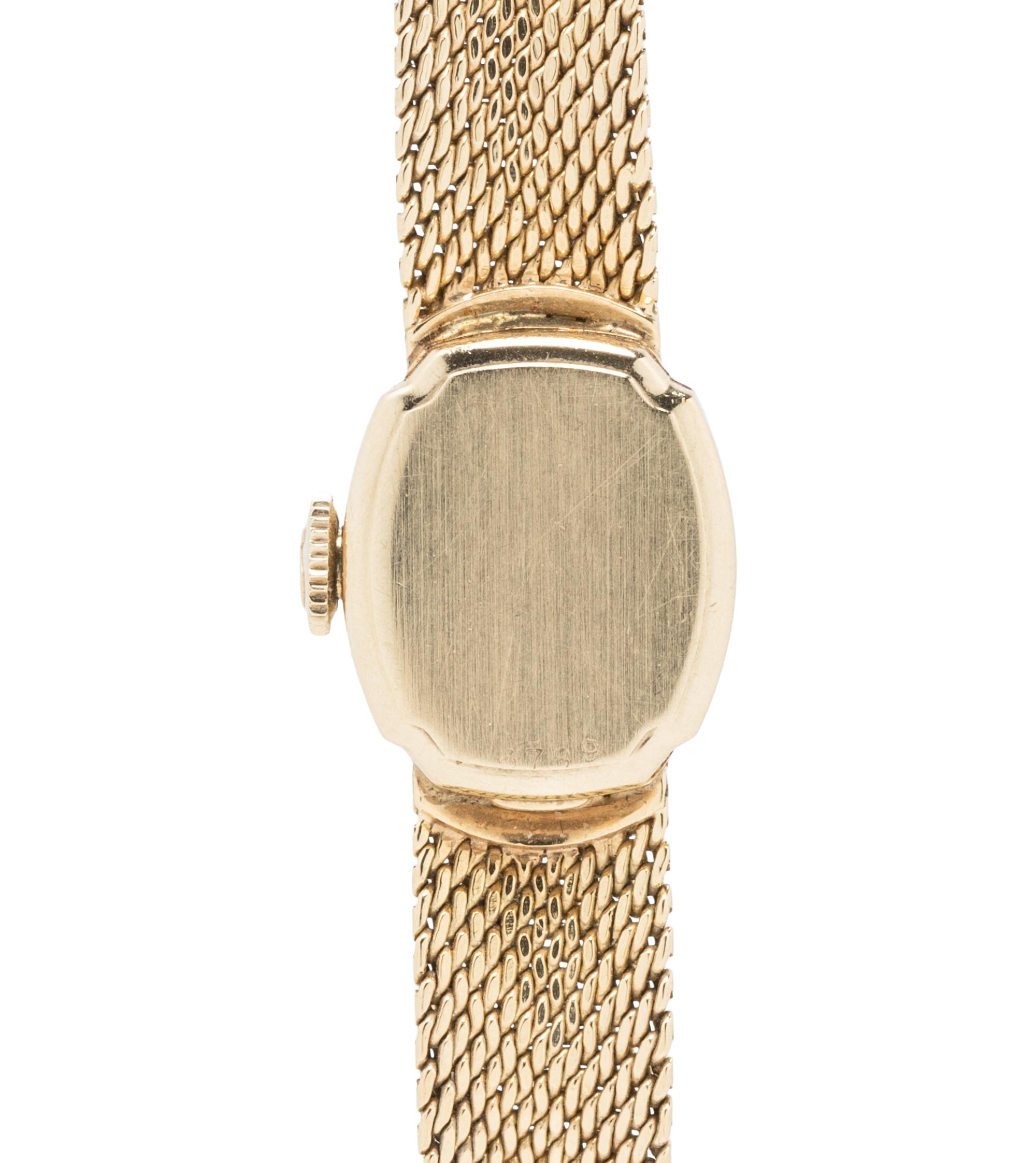 OMEGA FOR CARTIER, YELLOW GOLD WATCH
