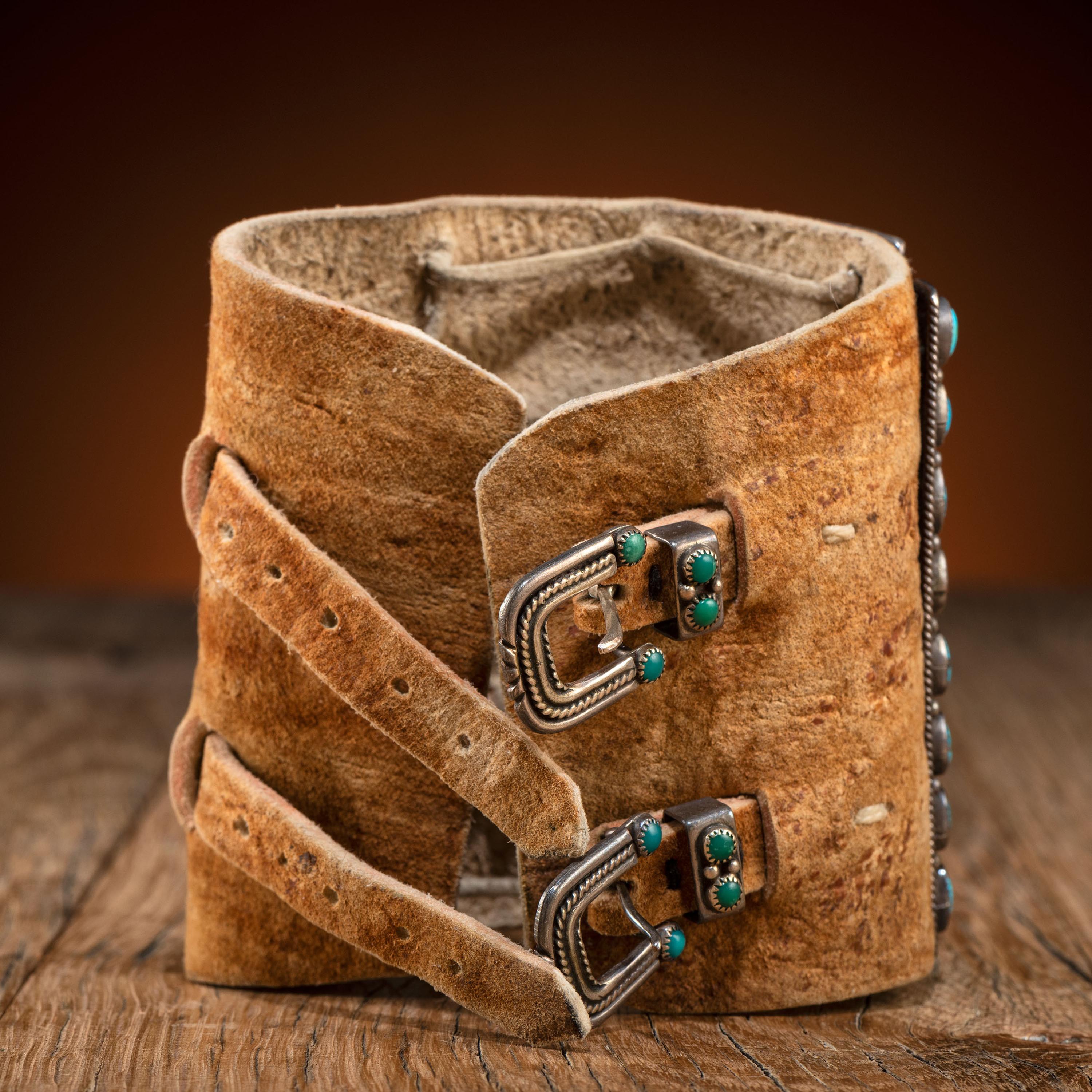 Navajo Silver and Turquoise Ketoh