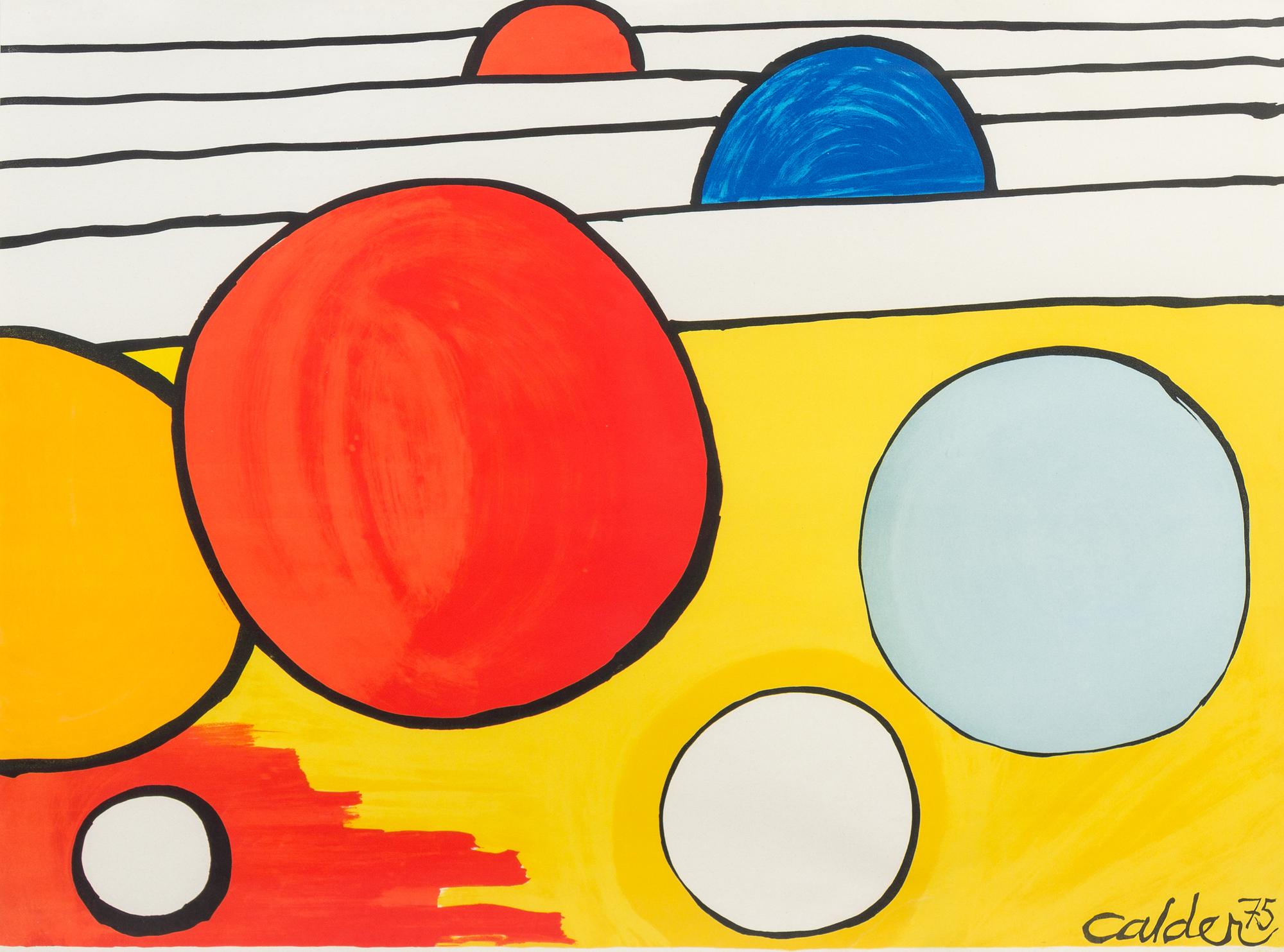 Alexander Calder, (American, 1898–1976), Blue Sun, 1975