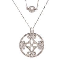 WHITE GOLD AND DIAMOND PENDANT/NECKLACE