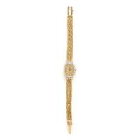Omega, 14K Yellow Gold and Diamond Watch