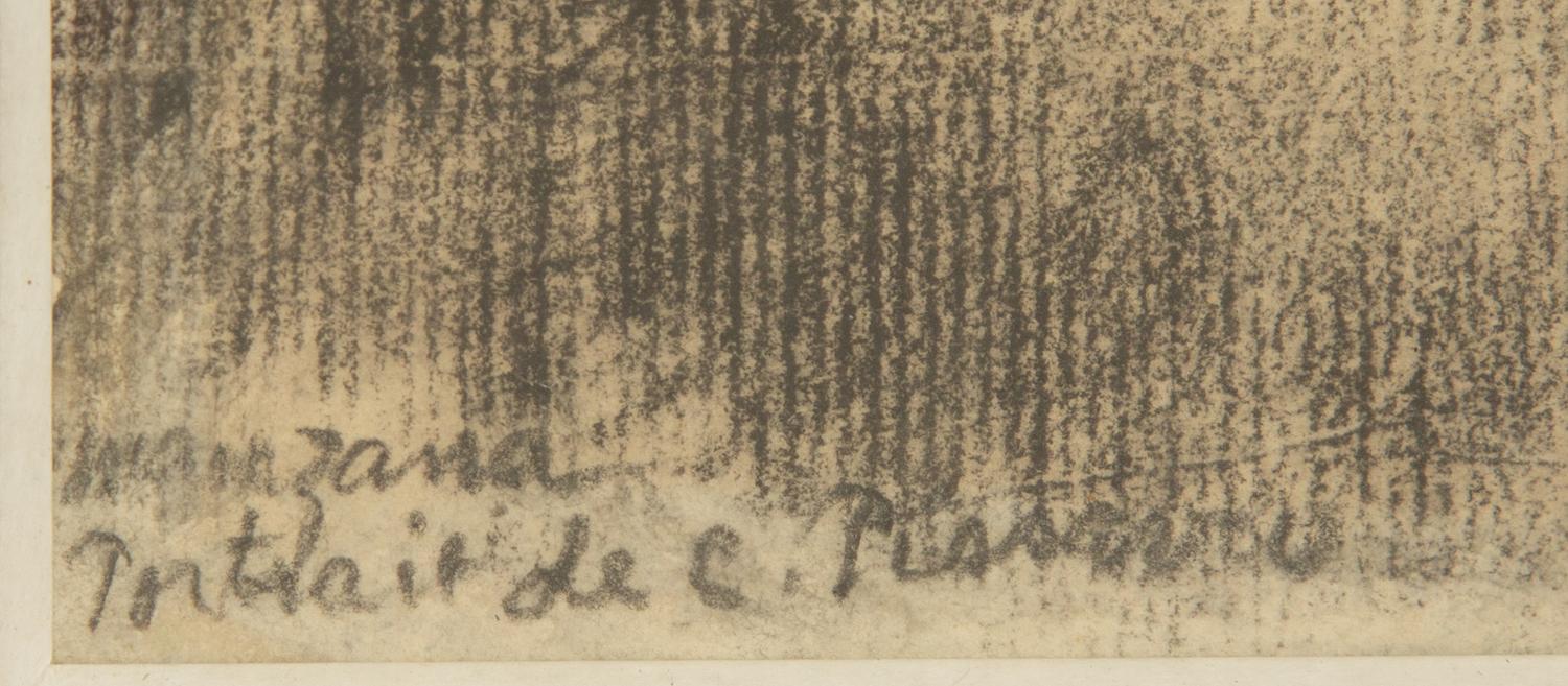 Portrait of Camille Pissarro Smoking Pipe