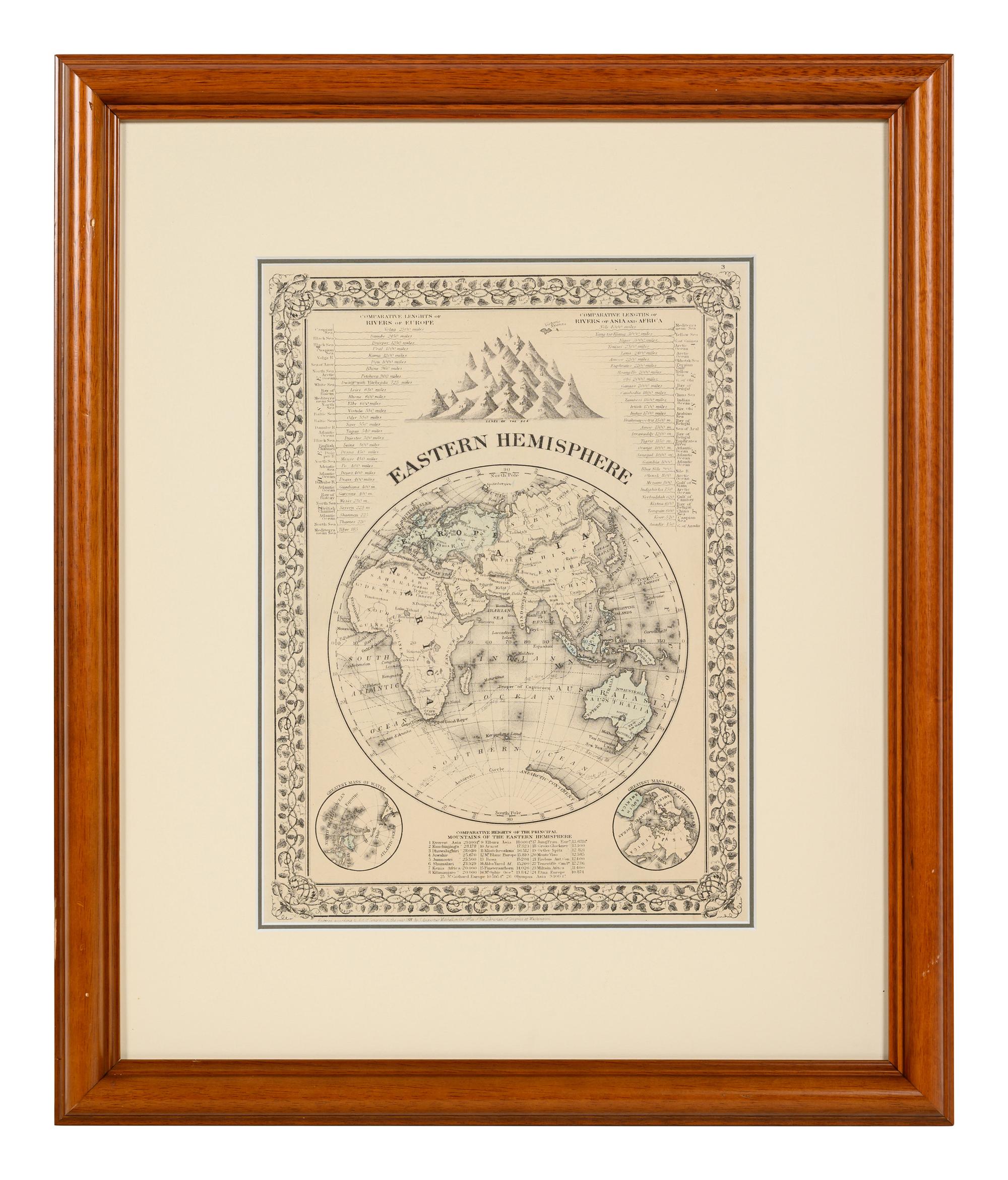 A Group of 11 19th and 20th century maps, comprising: