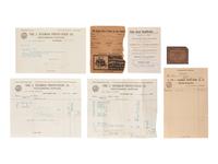 [EARLY PHOTOGRAPHY]. J. Sussman Photo Stock Co. archive, incl. photographs and ephemera.