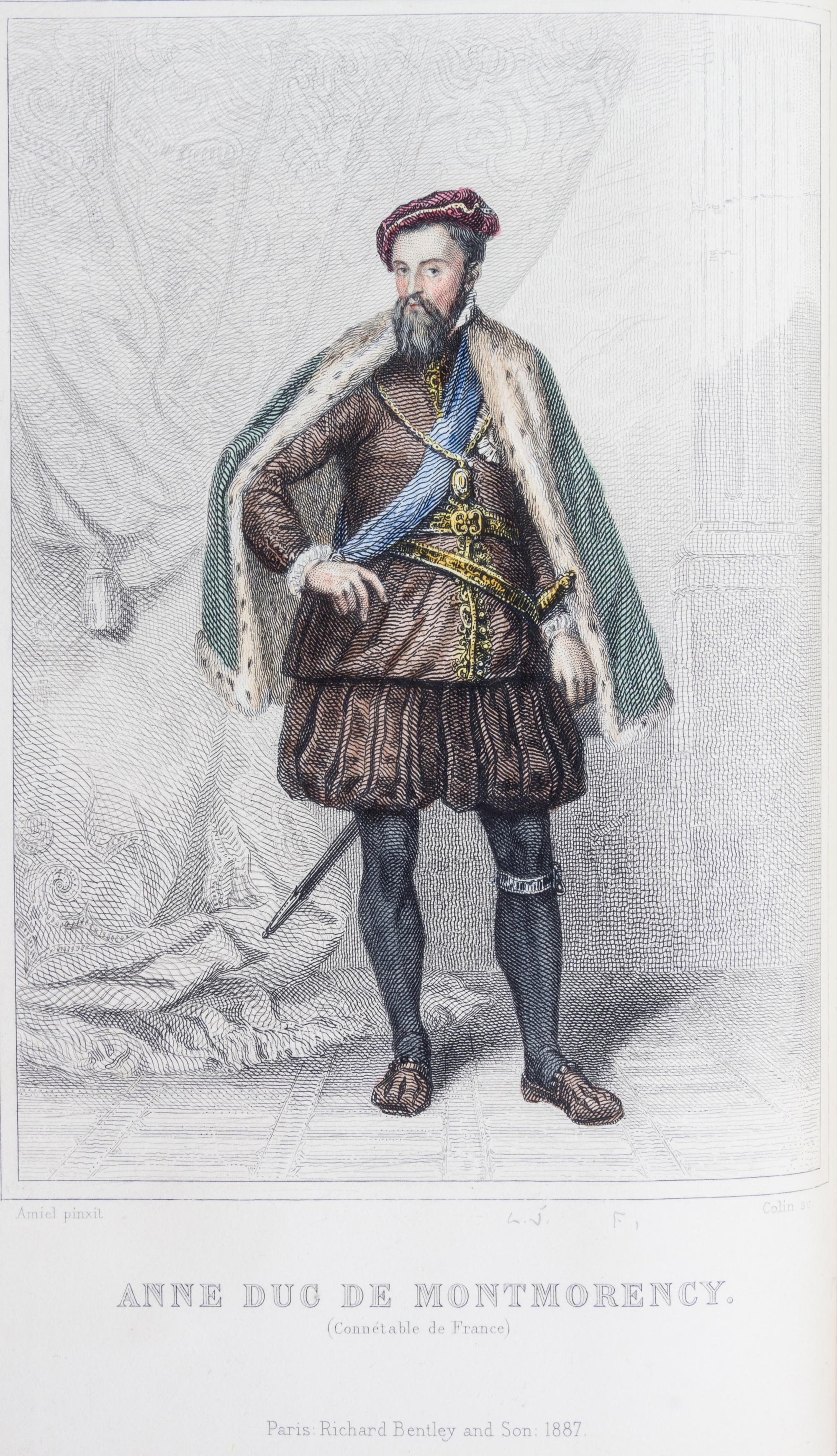 (BAYNTUN, COSWAY-STYLE) JACKSON, CATHERINE CHARLOTTE, LADY. The Last of the Valois. London, 1888. 2 vols., w/ painted porcelain portrai