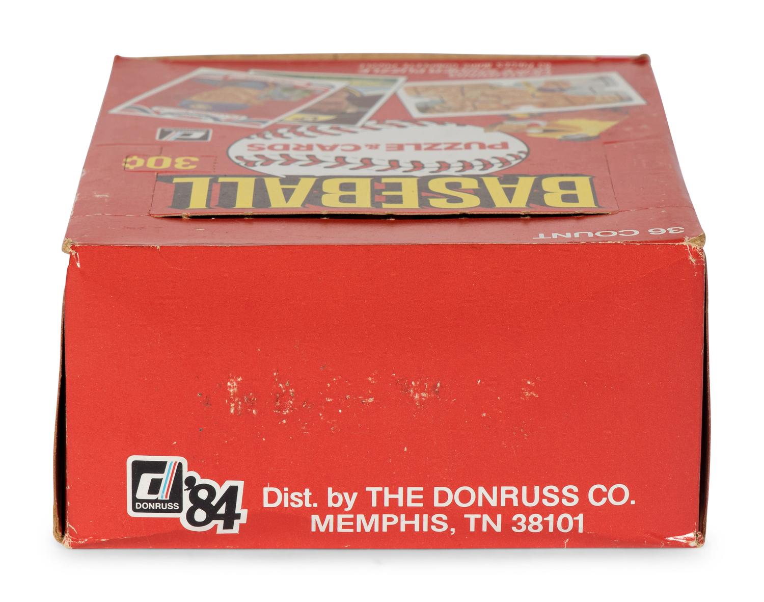 A Box of 1984 Donruss Baseball Cards (36 Packs, Possible Don Mattingly Rookie)