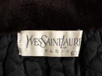 Yves Saint Laurent Haute Couture Leather Coat with Fur Trim, Fall 1976