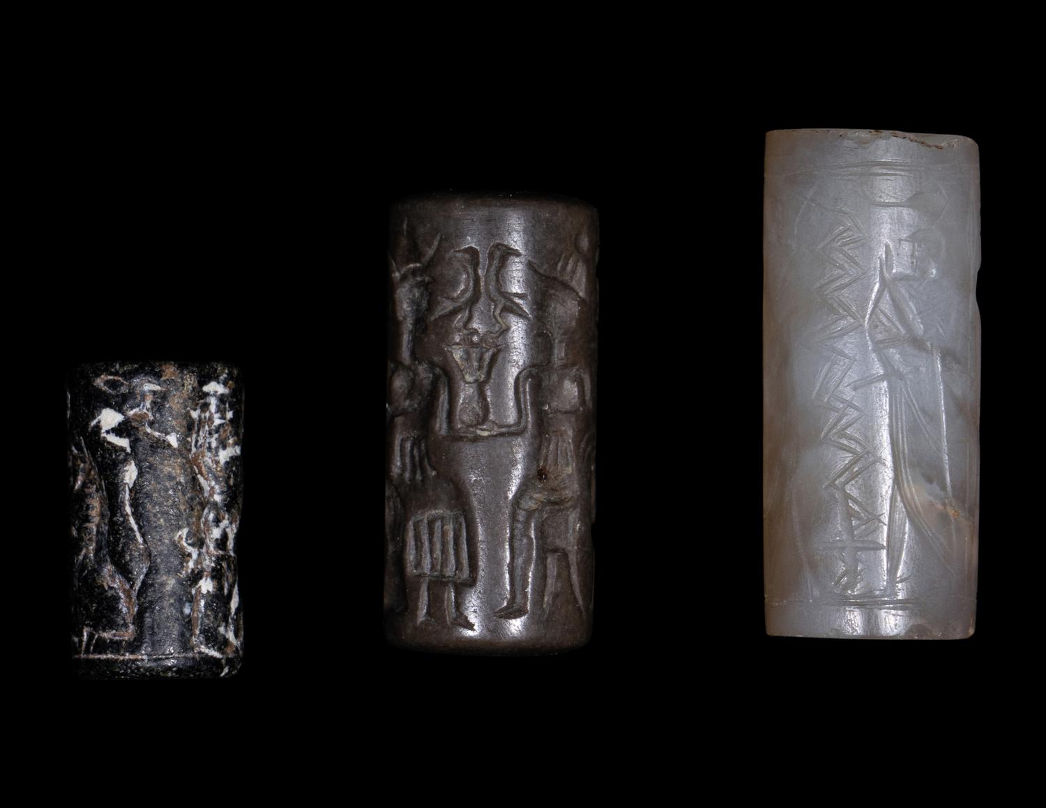 Three Mesopotamian Style Cylinder Seals