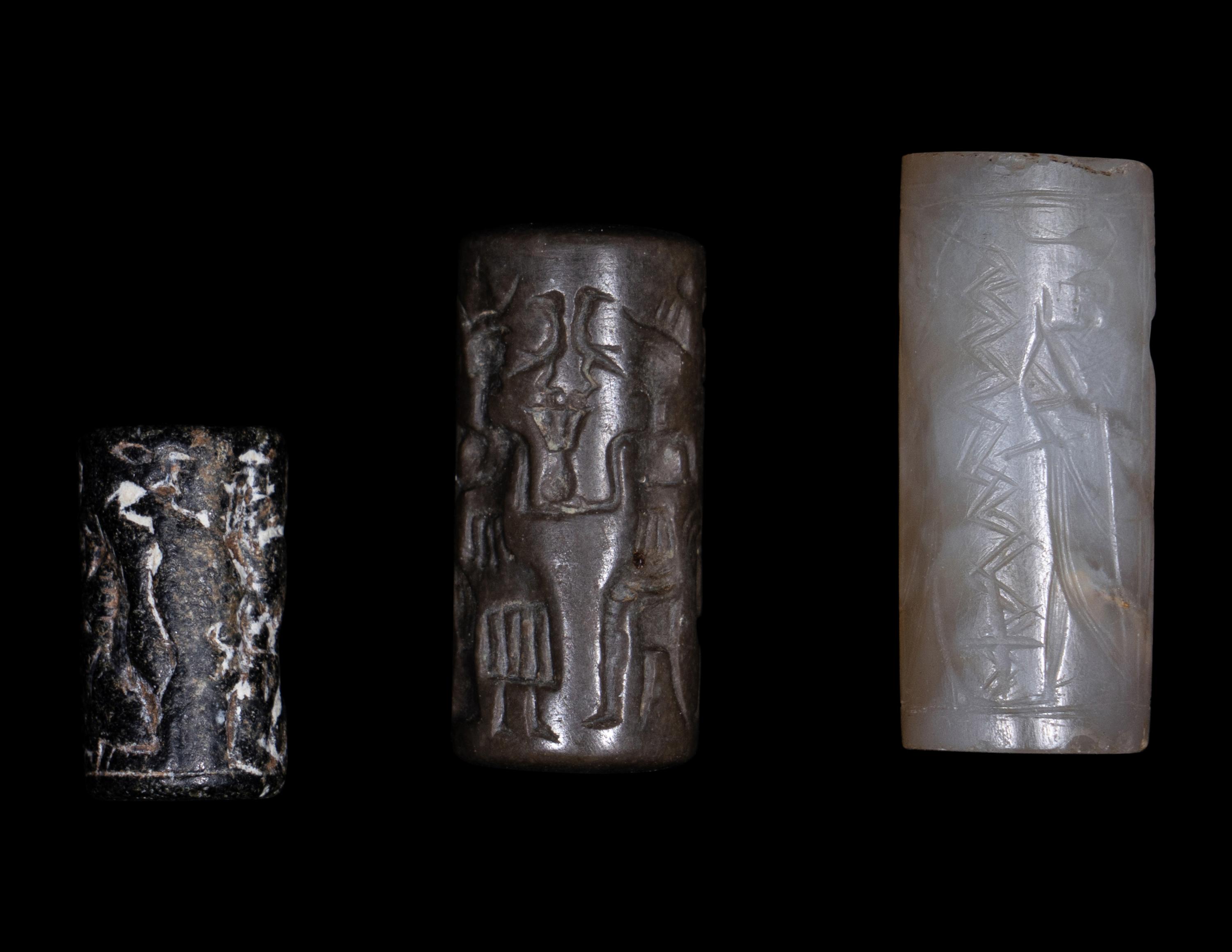 Three Mesopotamian Style Cylinder Seals