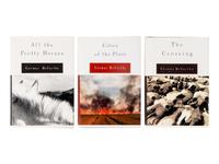 McCARTHY, Cormac (1933-2023). [The Border Trilogy:] All the Pretty Horses . 1992. -- The Crossing . 1994. -- Cities of the Plain . 1998. All New York: Alfred A. Knopf.