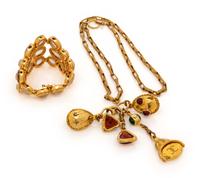 Goossens Paris Bracelet and Chanel Necklace