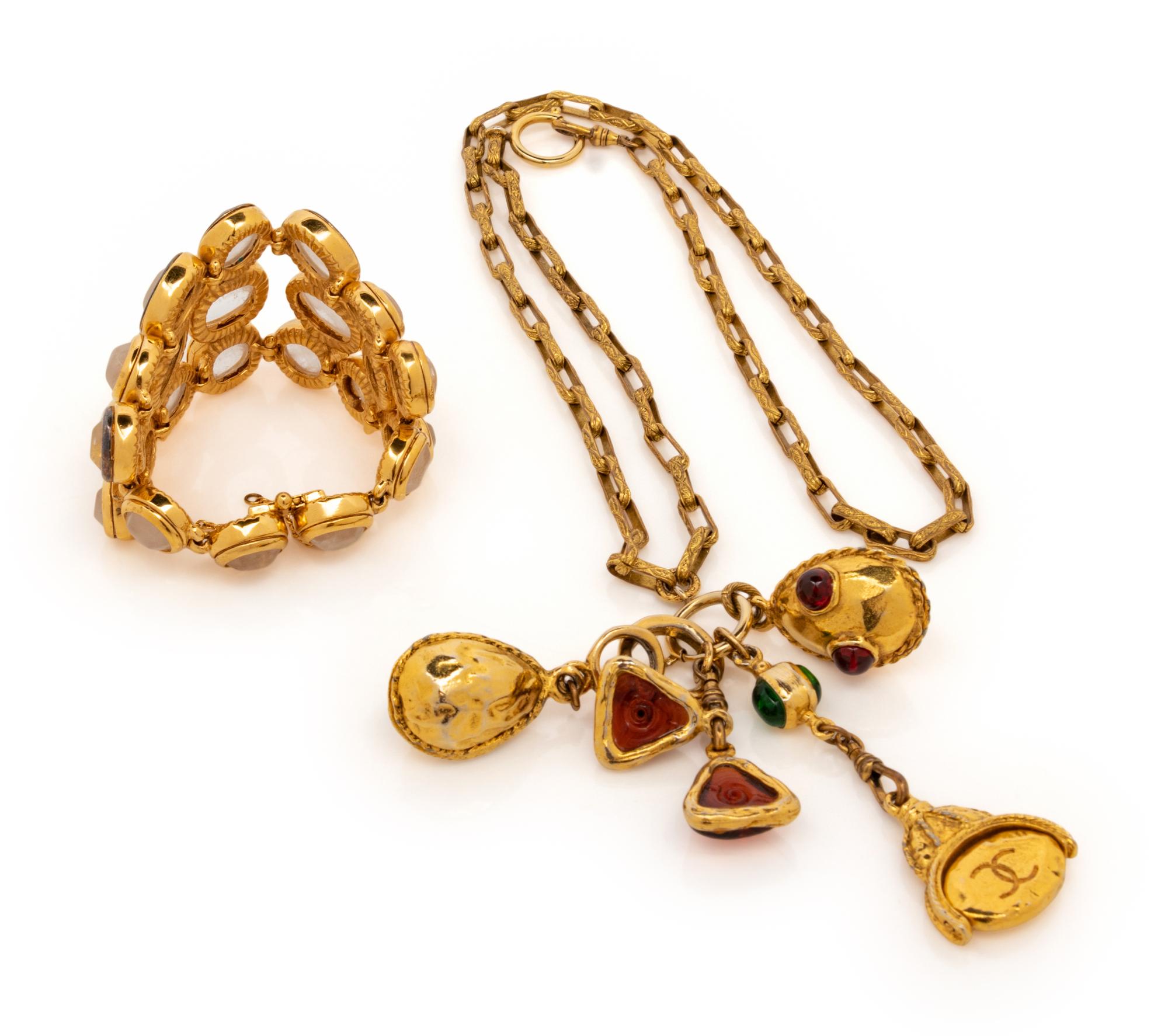 Goossens Paris Bracelet and Chanel Necklace