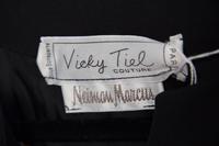 A Vicky Tiel Black Embroidered Evening Suit,
