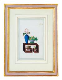 Twelve Chinese Export Painted Pith Paper Scholarly Scenes