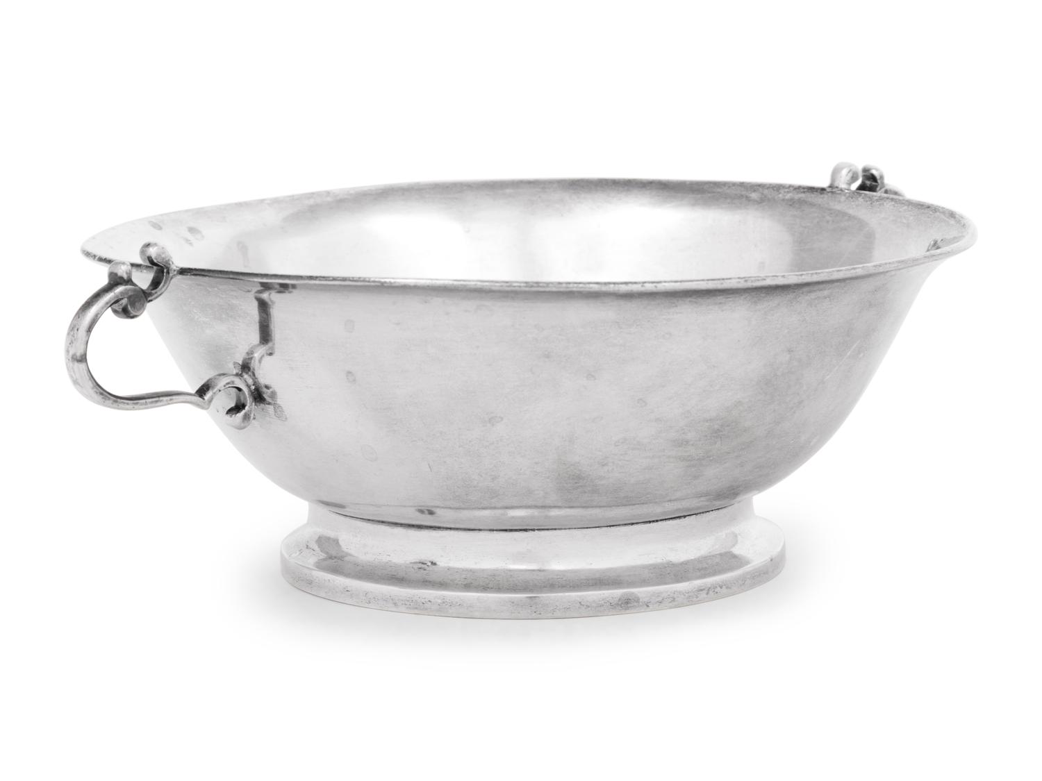 A Continental Silver Handled Bowl