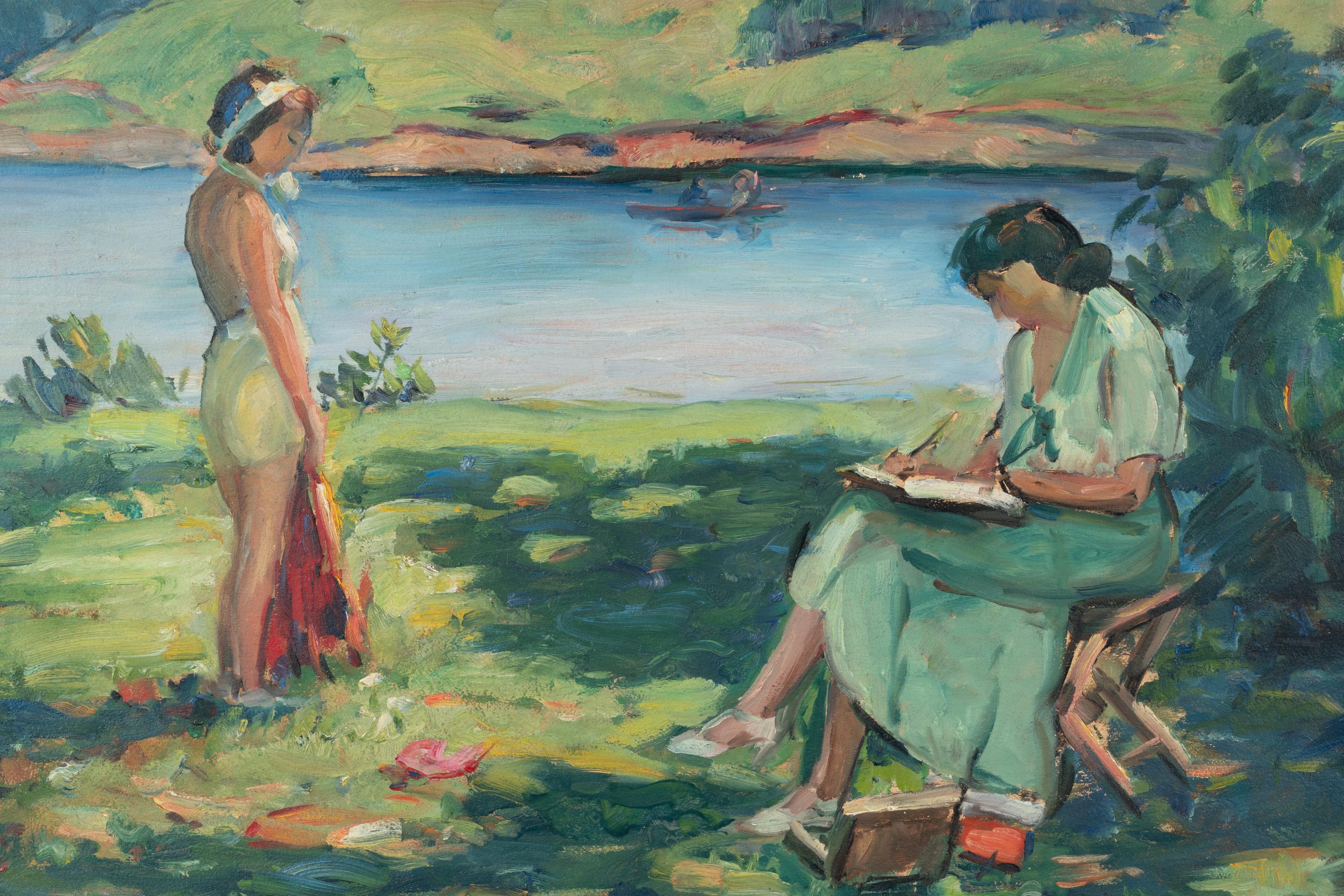 Francesco J. Spicuzza (American, 1883–1962) — Big Cedar Lake, Wisconsin