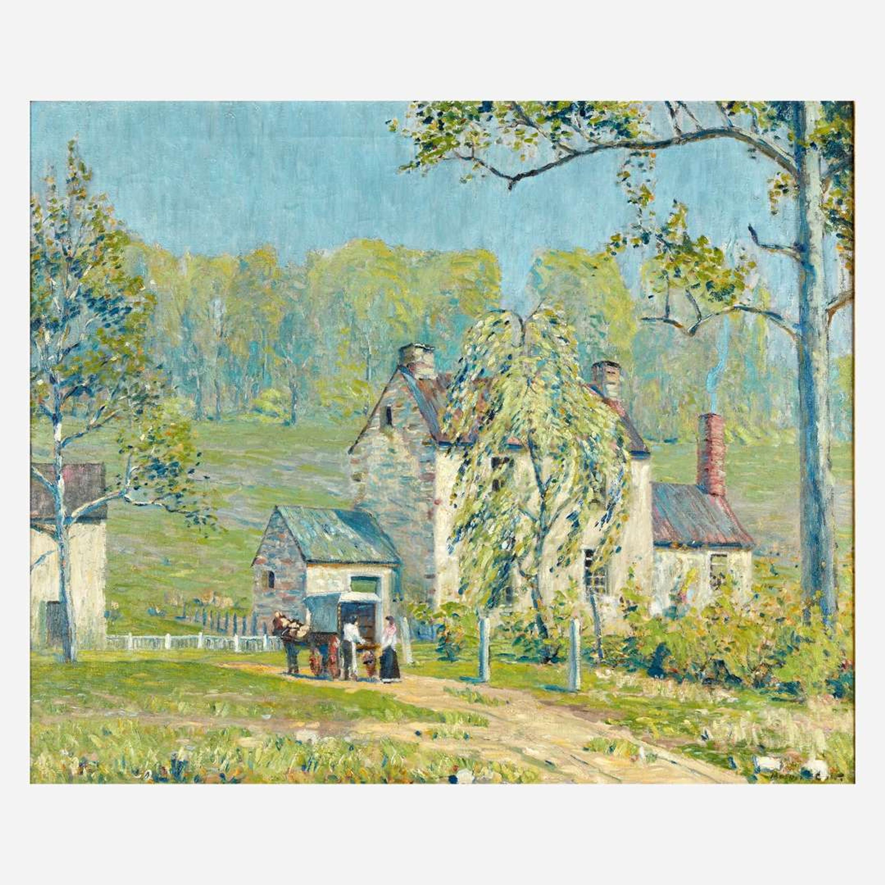 Morgan Colt (American, 1876–1926) Butcher Wagon