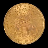 A United States 1907 Liberty Head $20 Gold Coin
