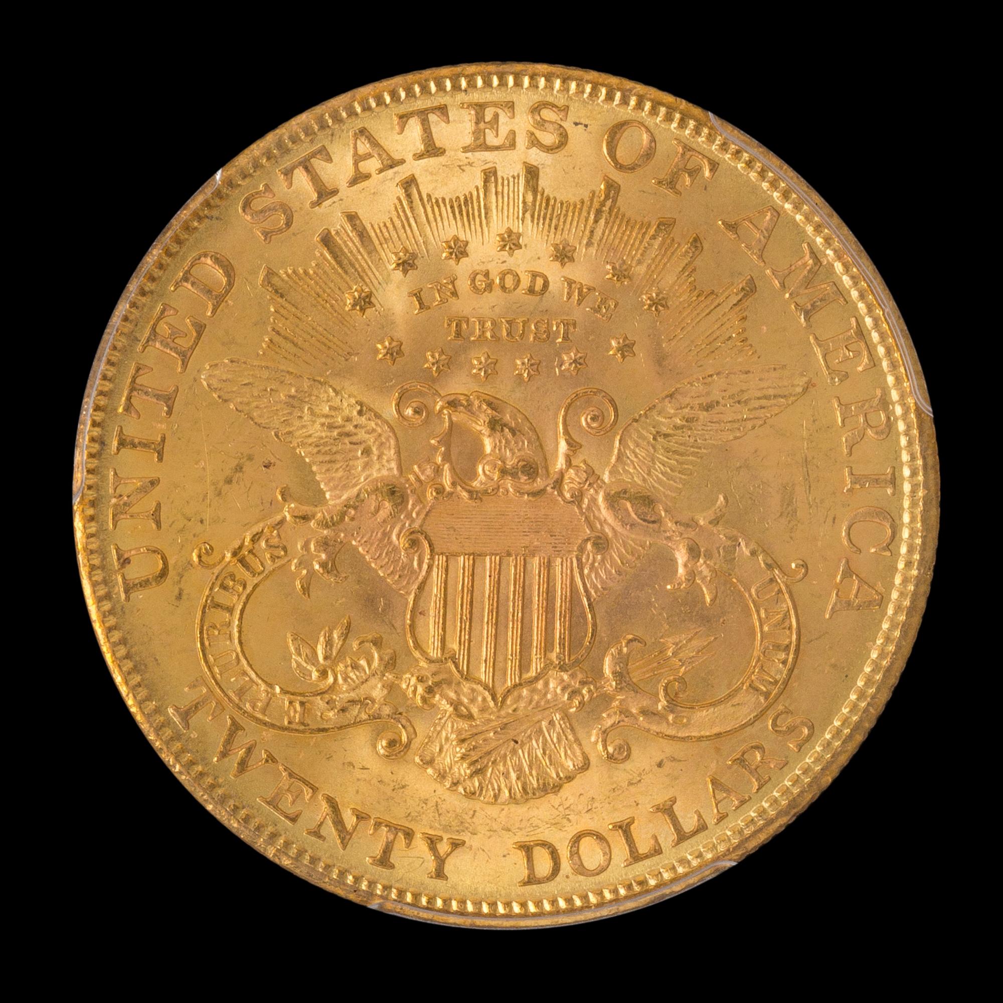 A United States 1907 Liberty Head $20 Gold Coin
