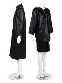 Nine Jean Muir Leather Outerwear Pieces, 1980s
