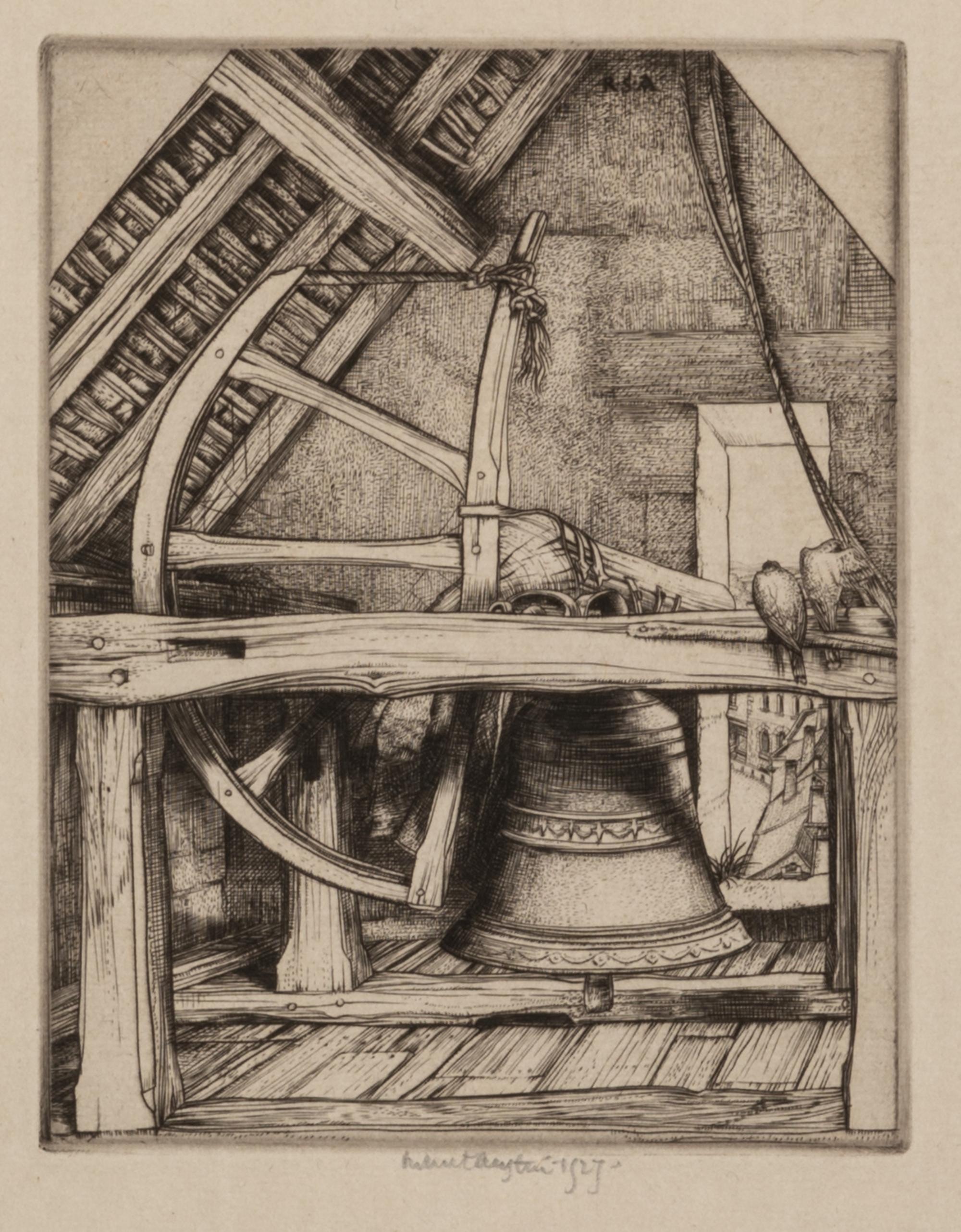 Robert Austin, (English, 1895-1973), The Pack Bridge, 1926, and Bell No. 1, 1927