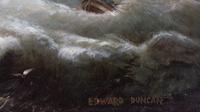 Edward Duncan Seascape Painting oil on canvas