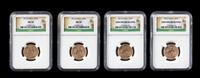 A Group of Four United Kingdom Royal Mint 2013-India Gold Sovreign Coins