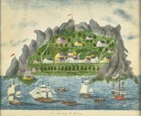 Two Views of the Island of St. Helena and A Theorem of Napoleon, 19th Century